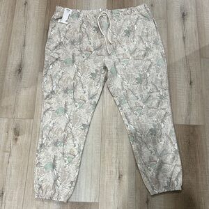 No Boundaries Camouflage Joggers - Beige and Green